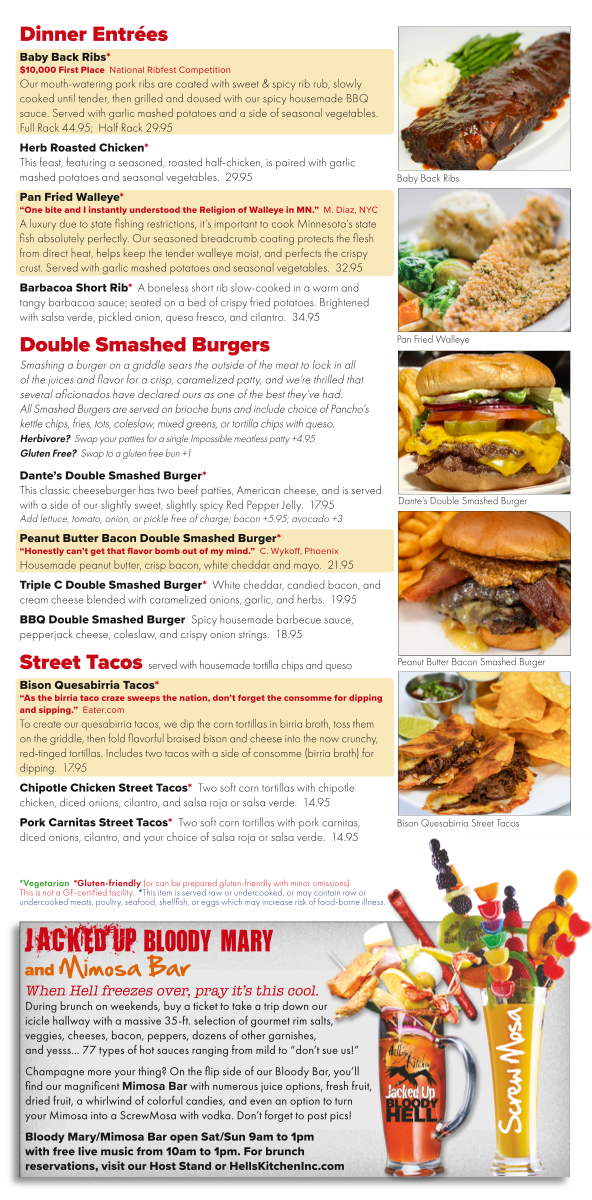 Hell's Kitchen Inc. Menu - Image 2